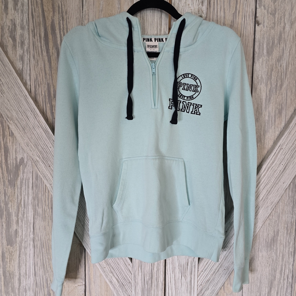 Victoria's Secret PINK Light Blue Zip-Up